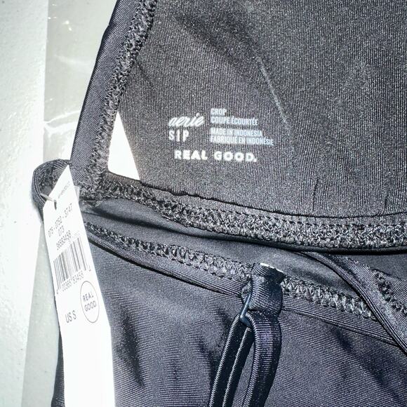 Aerie Black Crop Bikini Top Size Small NWT - Picture 3 of 3